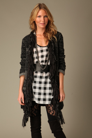 Fringe Sweater Cardigan