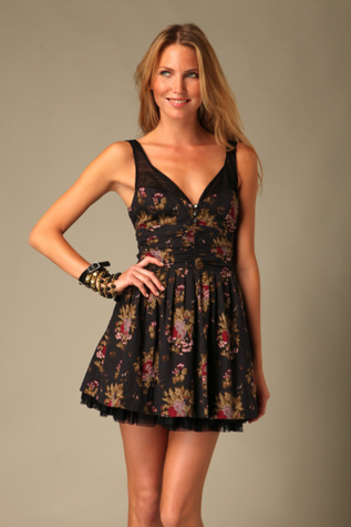 Cabbage Rose Dress