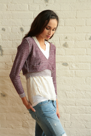 Plum/ivory