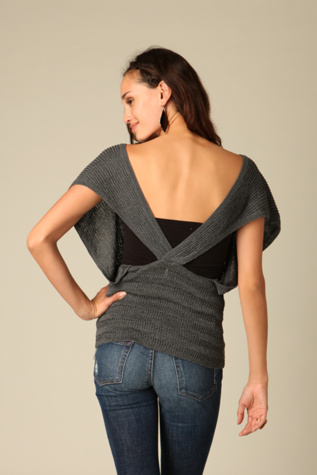 All About the Back Dolman Top