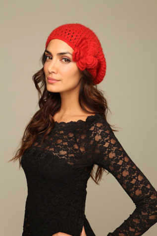Vintage Tam Rose Beret