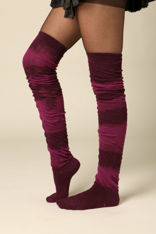 Hand Dye Rouched Over The Knee