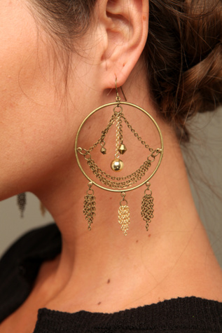 Belly Dancer Hoop Earrings