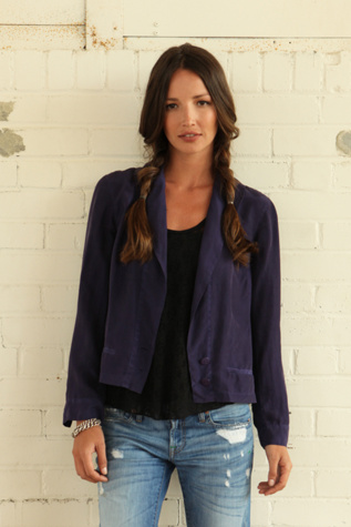 We The Free Silk Blazer