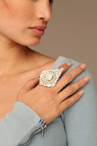 White Lie Ring