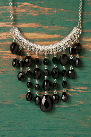 Stone Bib Necklace