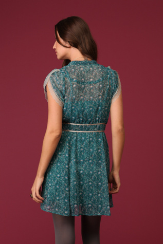 Teal Ditsy
