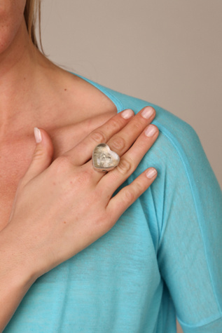 Heart of Glass Ring