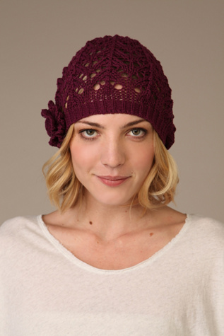 Alexa Flower Stitch Beret