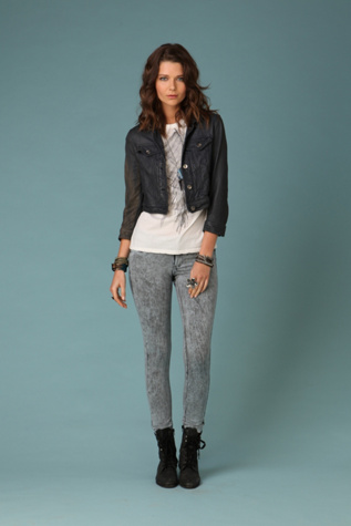 Acid Wash Knit Pant