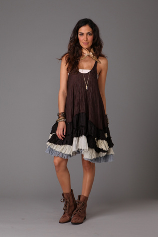Streamer Ruffle Dress