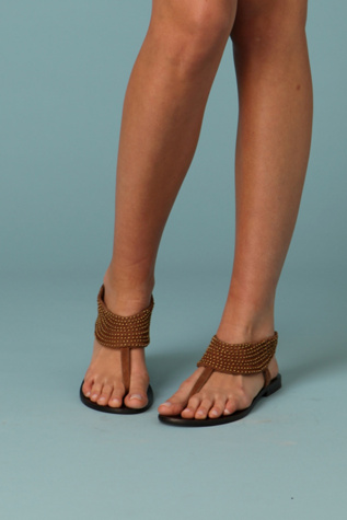 Mindy Beaded Sandal