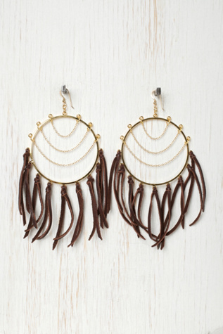Fringe Circles Earrings