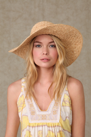 Goldie Straw Floppy Hat