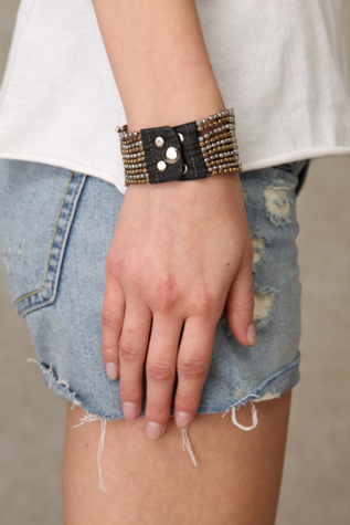 Mixed Metal Bead Bracelet