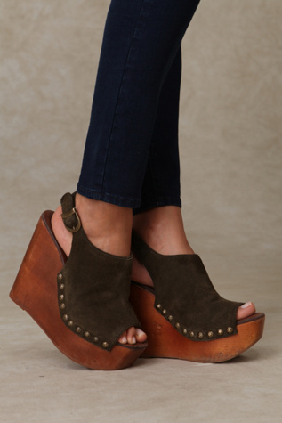 Slingback Wood Platform