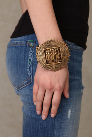 Golden Sunburst Cuff