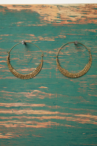 Beaded Hoops