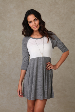 Long Sleeve Baseball Raglan Tunic
