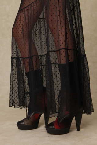 Point D'Esprit Maxi Slip