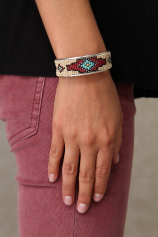 Diamond Beaded Cuff