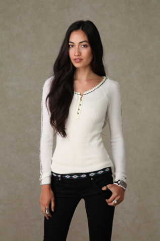 We the Free Stitched Henley