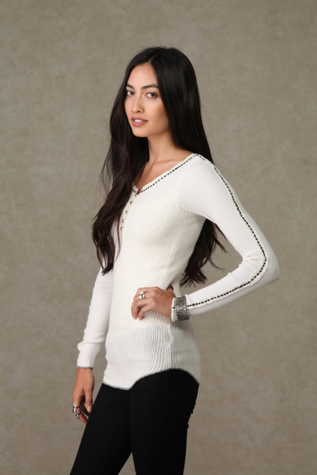 We the Free Stitched Henley