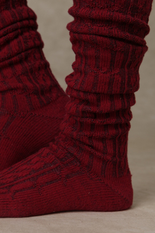 Cableknit Tall Sock