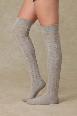 Aran Sheer Cable Tall Sock