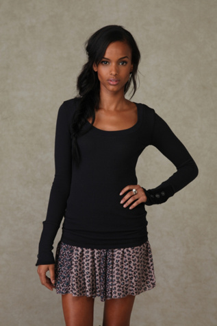 Ditsy Double Print Skirt
