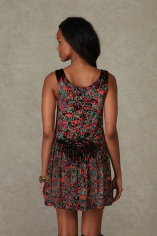 Velvet Foliage Dress