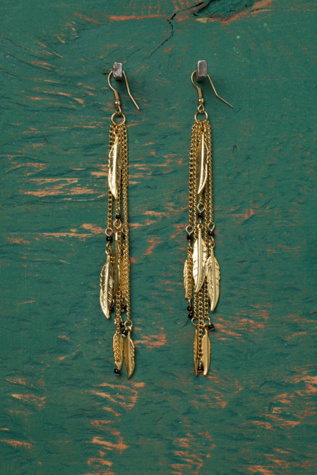 Falling Feather Earring