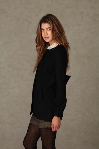 Fur Hooded Coat