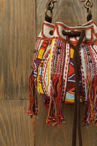 Festival Beaded Pouch