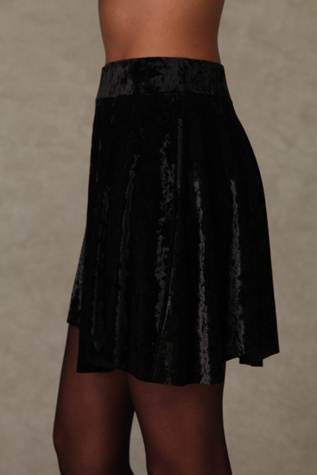 Velvet Solid Skirt
