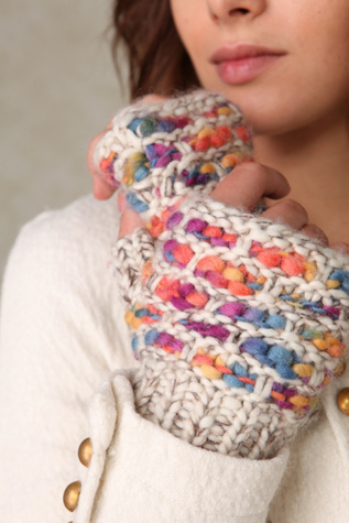 Lila Fingerless Glove