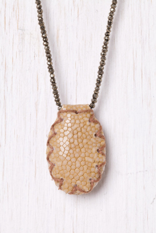 Reptile Pouch Necklace