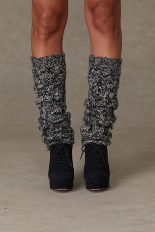 Marled Cable Legwarmer
