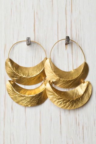 Fortune Crescent Earring