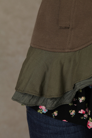 Military Ruffle Jacket