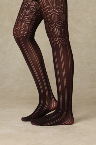Split Pattern Tights