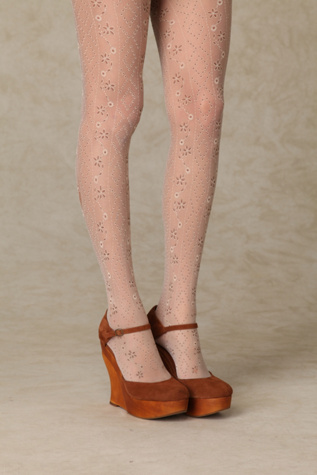 Pixilated Floral Tight
