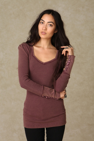 We the Free Sweetheart Neck Thermal Tunic