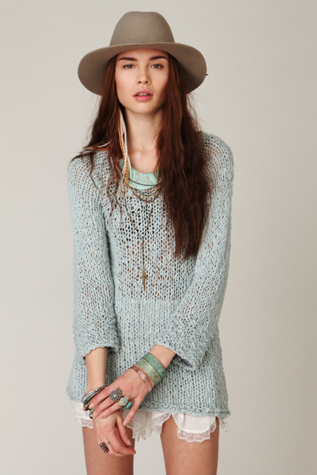Open Stitch Pullover