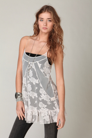 Pieced Lace Slip