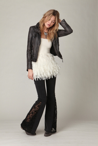 FP Lace Inset Flare