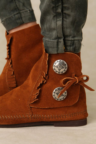 Two Button Bootie Moccasin