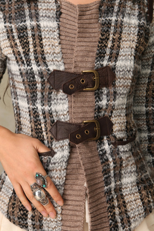 Buckle Sweater Jacket