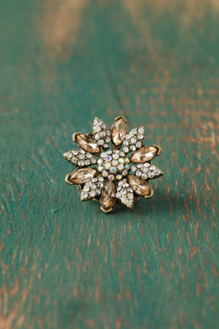 Stone Peony Ring