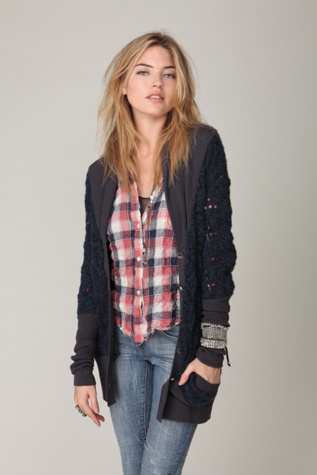 Shawl Collar Open Stitch